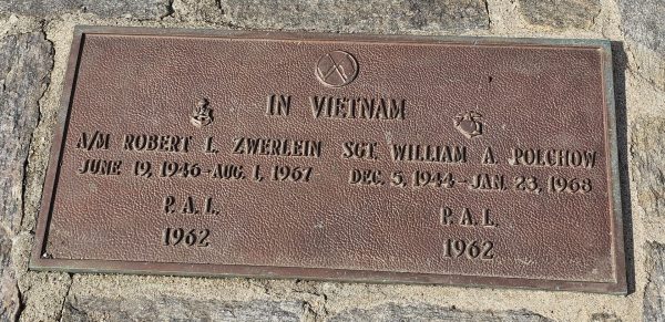 IN VIETNAM WAR MEMORIAL PLAQUE