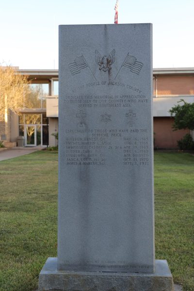 JACKSON COUNTY SOUTHEAST ASIA VETERANS MEMORIAL