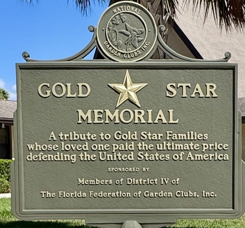 JACKSONVILLE GOLD STAR MEMORIAL MARKER