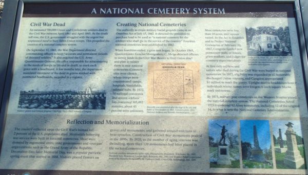 LEVAENWORTH A NATIONAL CEMETERY SYSTEM MEMORIAL PANEL