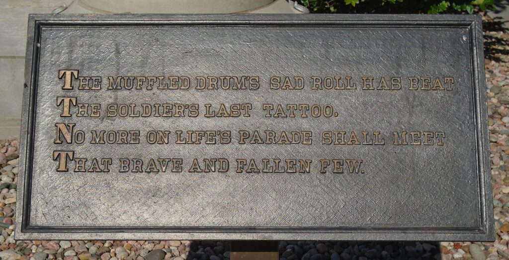 LEAVENWORTH CIVIL WAR MEMORIAL PLAQUE A