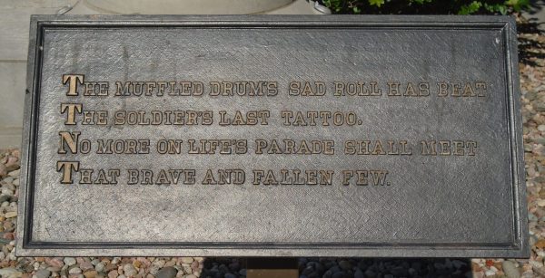 LEAVENWORTH CIVIL WAR MEMORIAL PLAQUE A