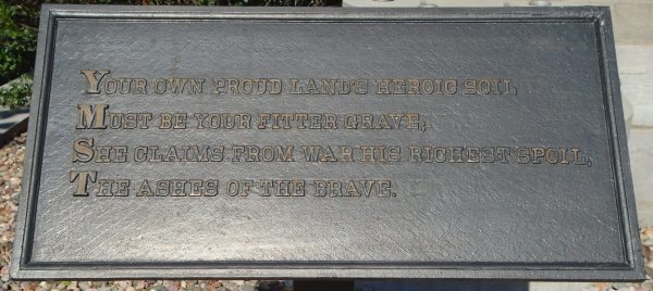 LEAVENWORTH CIVIL WAR MEMORIAL PLAQUE C
