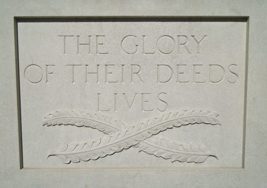 LEAVENWORTH CIVIL WAR MEMORIAL STONE