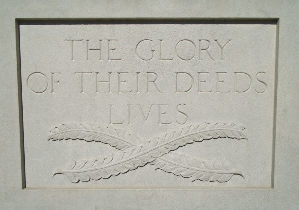 LEAVENWORTH CIVIL WAR MEMORIAL STONE