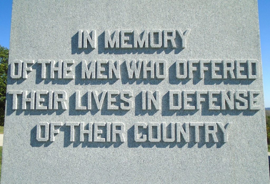 LEAVENWORTH SOLDIERS AND SAILORS MEMORIAL STONE