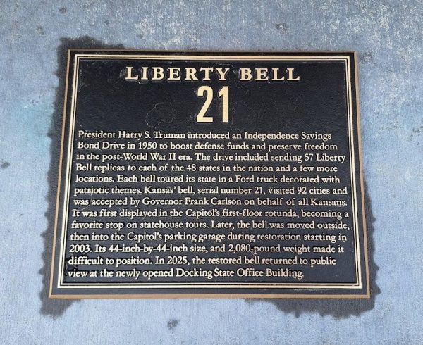 LIBERTY BELL 21 MEMORIAL PLAQUE