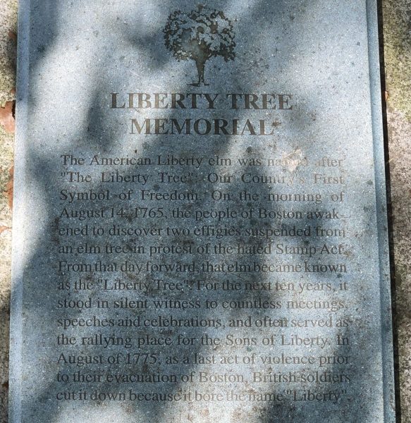 LIBERTY TREE MEMORIAL PLAQUE FORD CITY