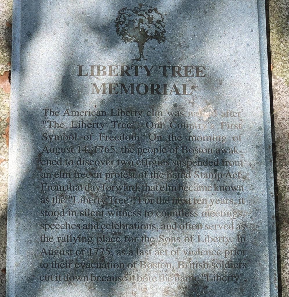 LIBERTY TREE MEMORIAL PLAQUE FORD CITY