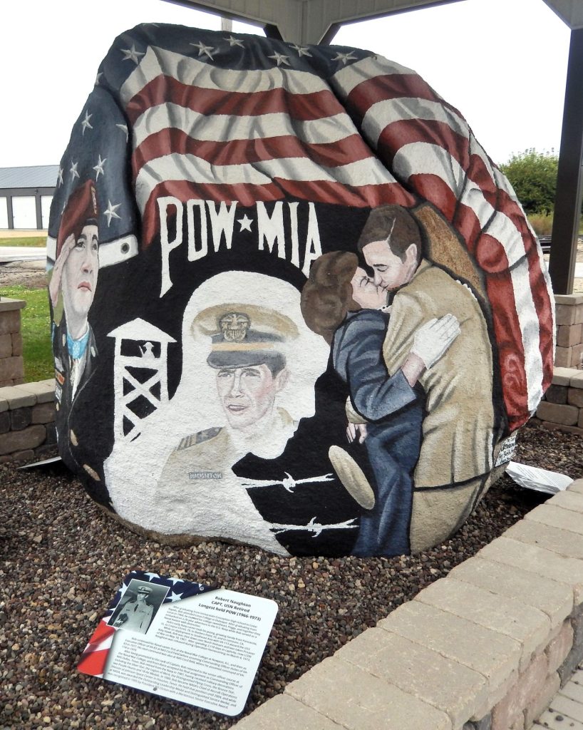 LINN COUNTY FREEDOM ROCK VETERANS MEMORIAL SIDE