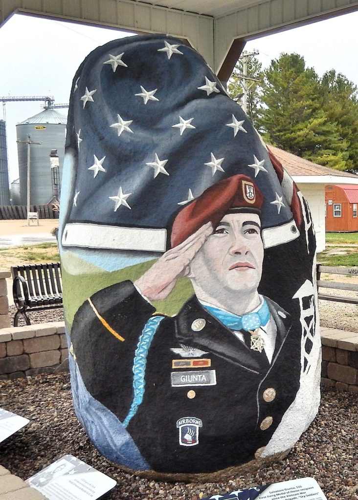 LINN COUNTY FREEDOM ROCK VETERANS MEMORIAL SIDE C