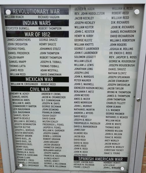 MALVERN AREA VETERANS’ MEMORIAL WALL HONOR ROLL A REVAMPED