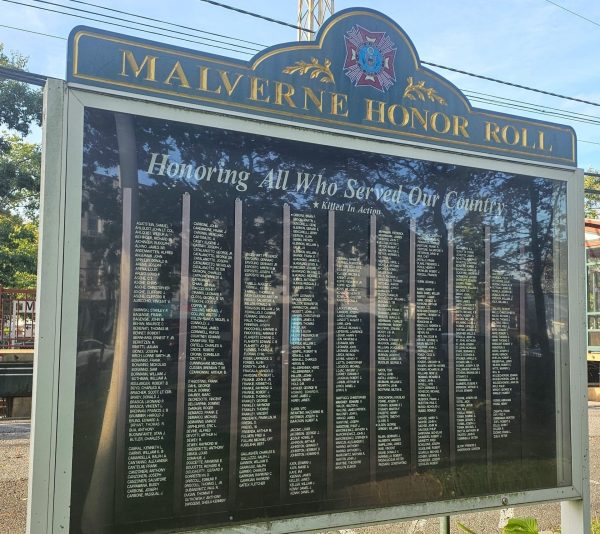 MALVERNE HONOR ROLL WAR MEMORIAL
