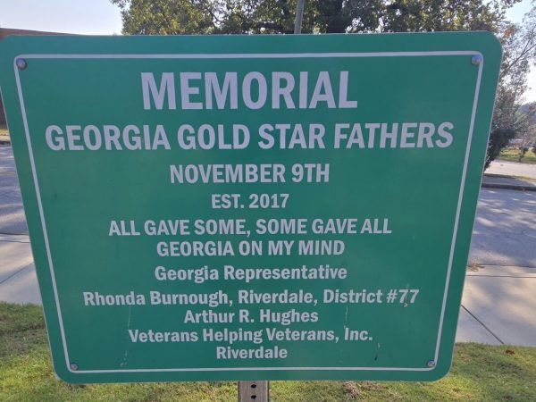 MEMORIAL GEORGIA GOLD STAR FATHERS PLAQUE