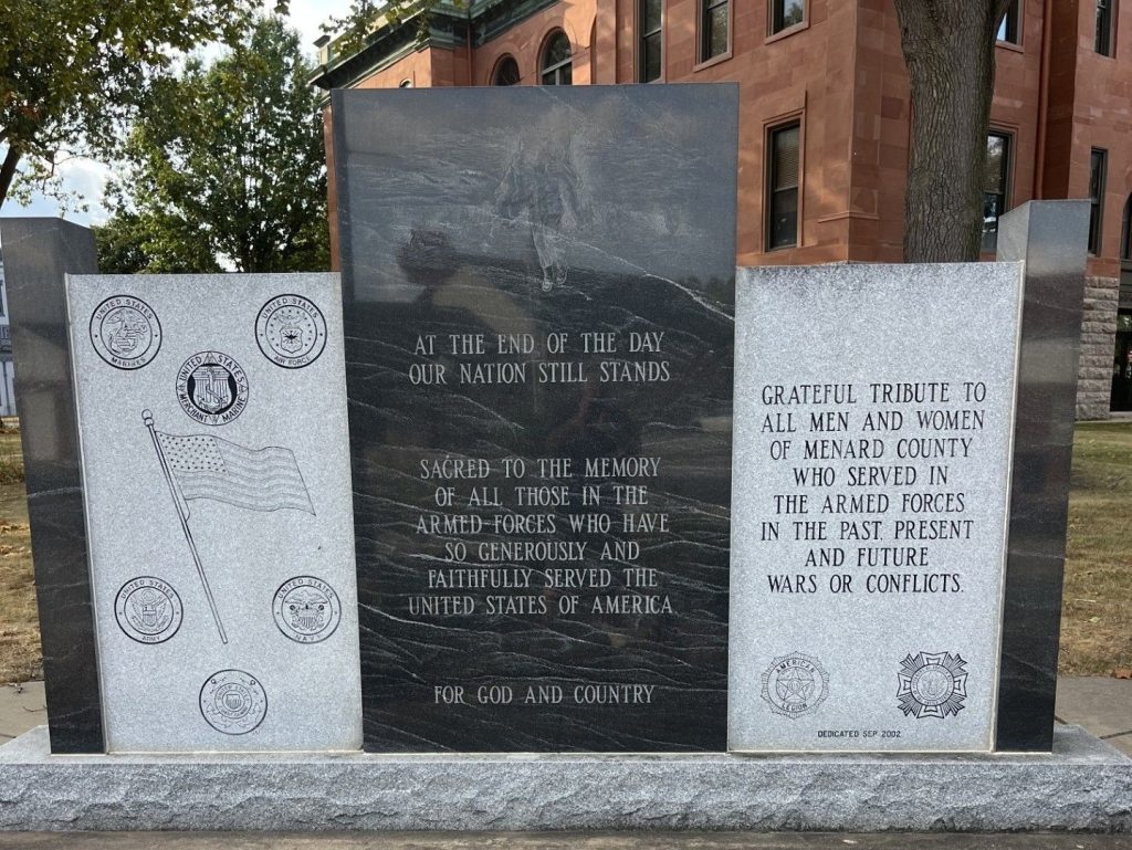 MENARD COUNTY WAR VETERANS MEMORIAL