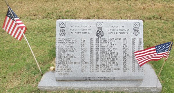 NATIONAL MEDAL OF HONOR MUSEUM OF MILITARY HISTORY HONORS THE TENNESSEE MEDAL OF HONOR RECIPIENTS