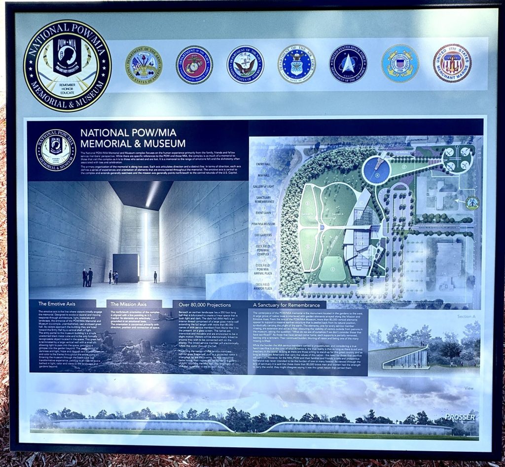 NATIONAL POW/MIA MEMORIAL & MUSEUM PANEL