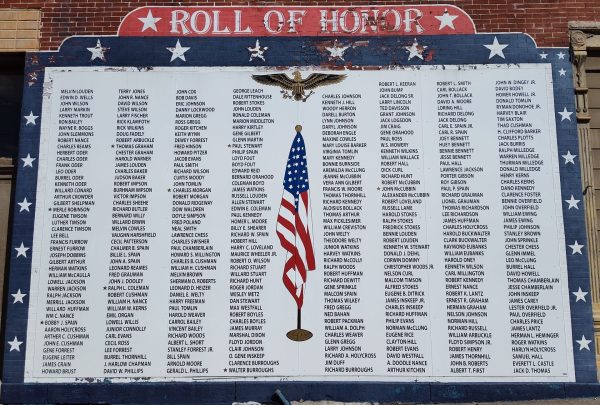 NORTH LEWISBURG ROLL OF HONOR WAR MEMORIAL