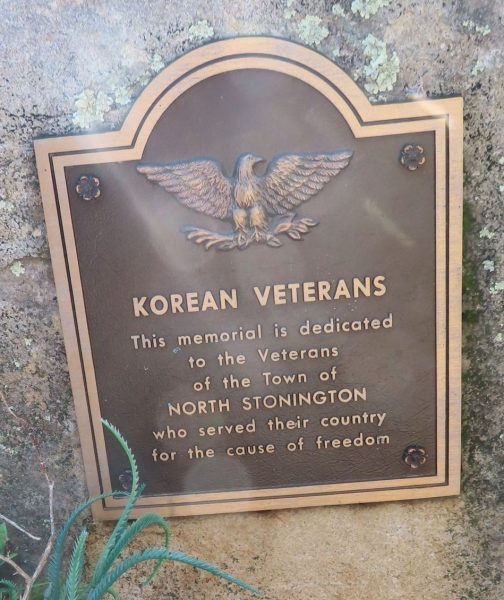 NORTH STONINGTON KOREAN VETERANS MEMORIAL PLAQUE