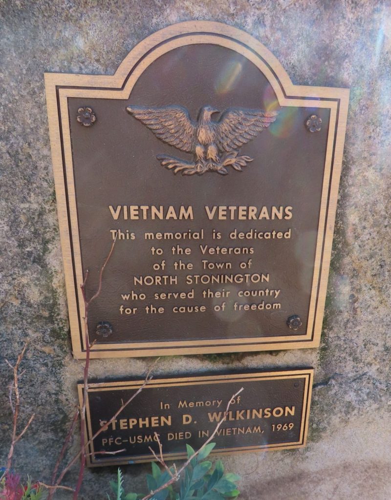 NORTH STONINGTON VIETNAM VETERANS MEMORIAL PLAQUES