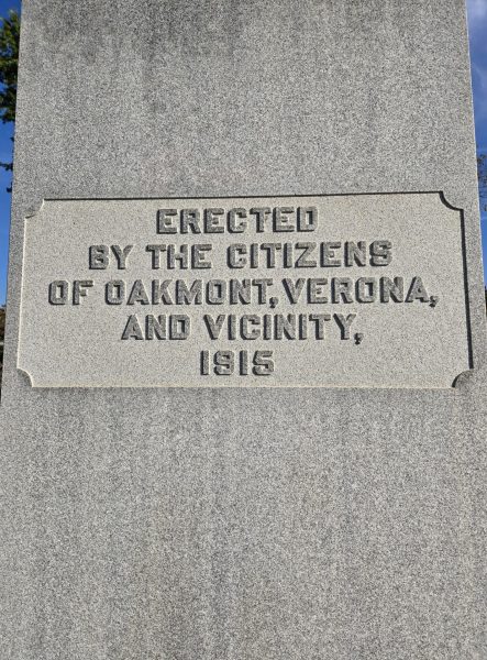 OAKMONT CIVIL WAR MEMORIAL SIDE C