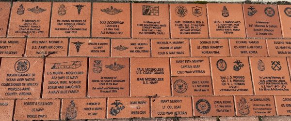 OCEAN VIEW VETERANS MEMORIAL BRICKS SECTION C