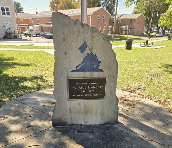 PFC PAUL E. ANGERT WAR MEMORIAL