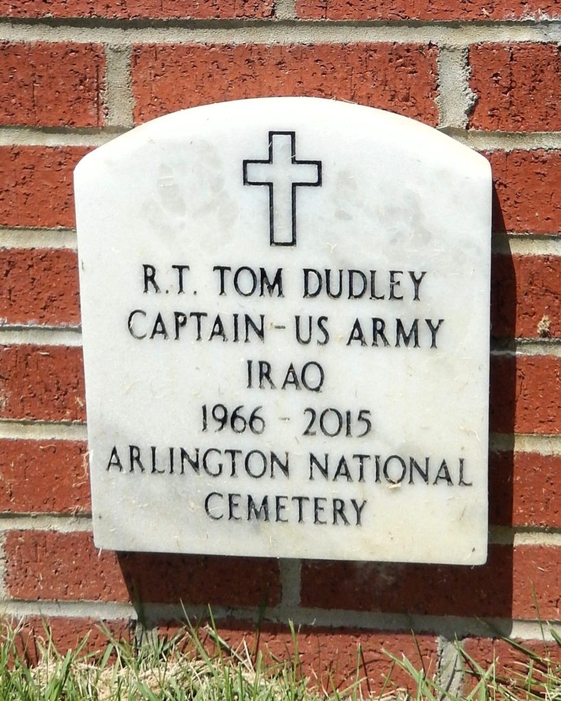 R.T. TOM DODLEY WAR MEMORIAL CEMETERY STONE