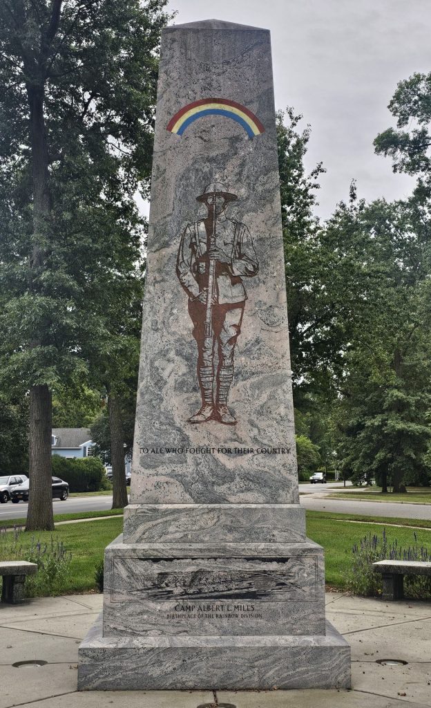 RAINBOW DIVISION MONUMENT SIDE A