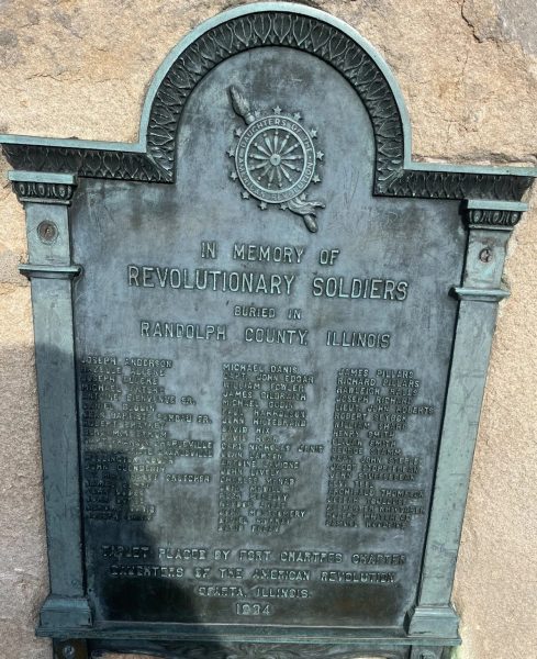 REVOLUTIONARY SOLDIERS BURIED IN RANDOLPH COUNTY MEMORIAL PLAQUE