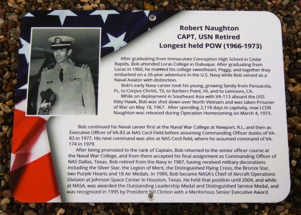 ROBERT NAUGHTON WAR MEMORIAL PLAQUE