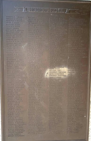 S-J RYAN CAMP NO. 7 SPANISH WAR VETERANS MEMORIAL PLAQUE B