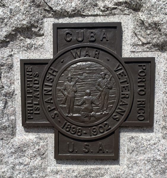 S-J RYAN CAMP NO. 7 SPANISH WAR VETERANS MEMORIAL PLAQUE D