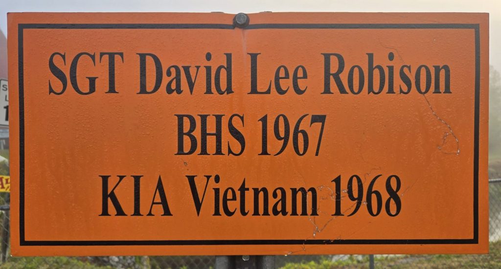 SGT DAVID LEE ROBINSON WAR MEMORIAL PLAQUE