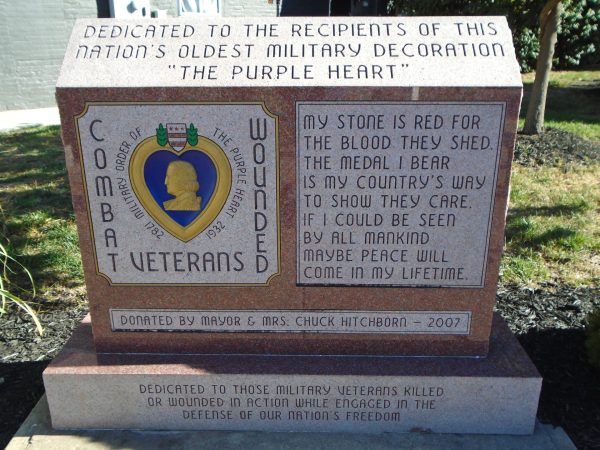 SMITHVILLE COMBAT WOUNDED VETERANS WAR MEMORIAL