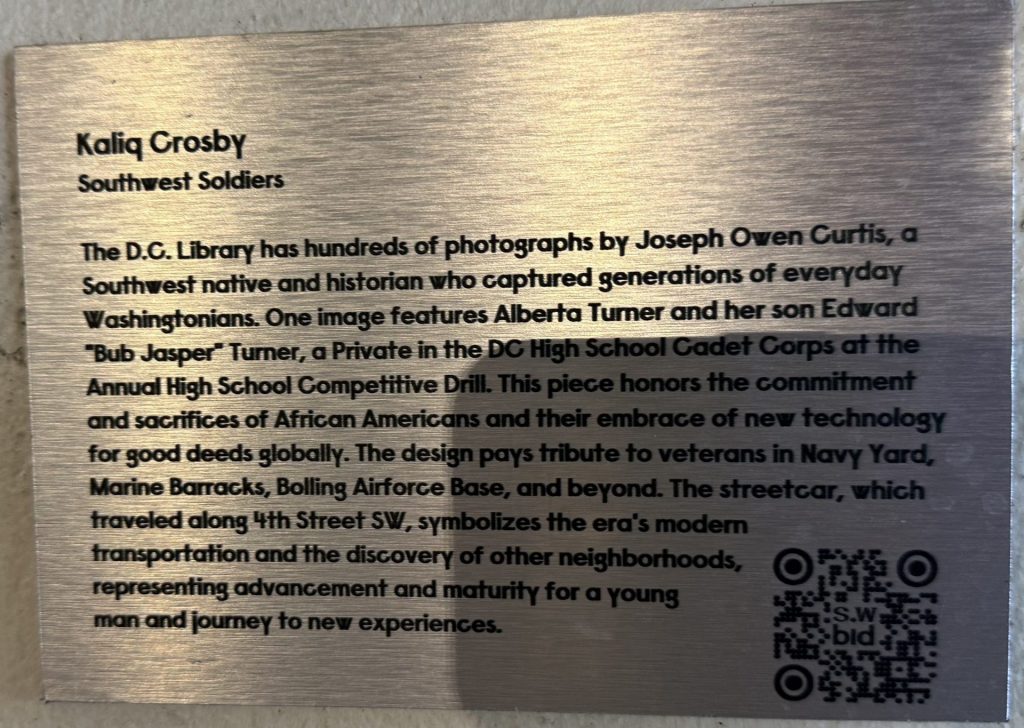 SOUTHWEST SOLDIERS WAR MEMORIAL MURAL PLAQUE