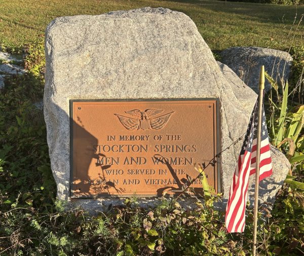 STOCKTON SPRINGS KOREAN AND VIETNAM WARS MEMORIAL PLAQUE