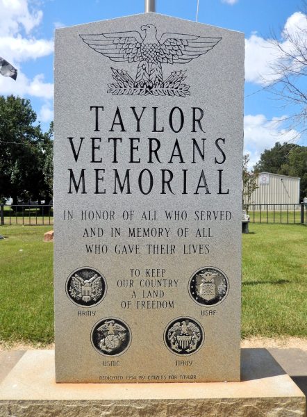 TAYLOR, AR VETERANS MEMORIAL