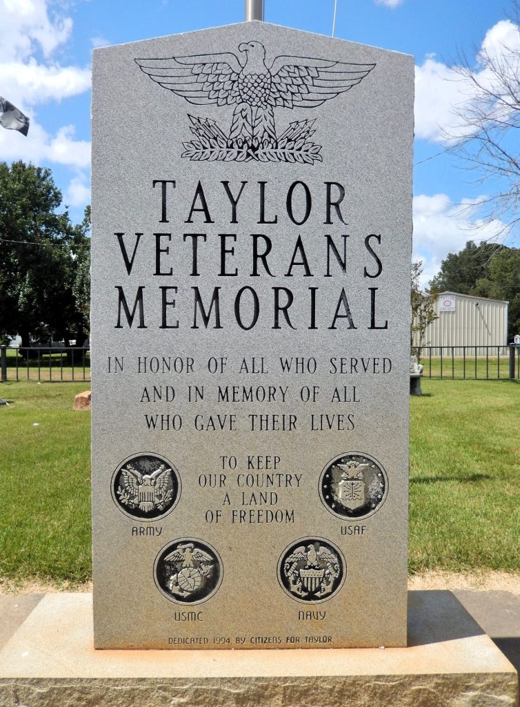 TAYLOR, AR VETERANS MEMORIAL