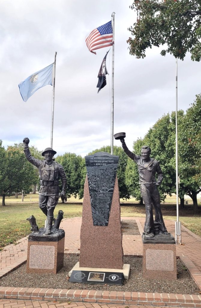 THE 36TH INFANTRY DIVISION’S 132ND MACHINE GUN BATTALION MEMORIAL