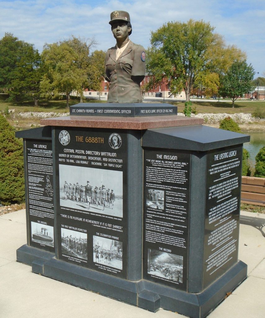 THE 6888TH CENTRAL POSTAL DIRECTORY BATTALION WAR MEMORIAL