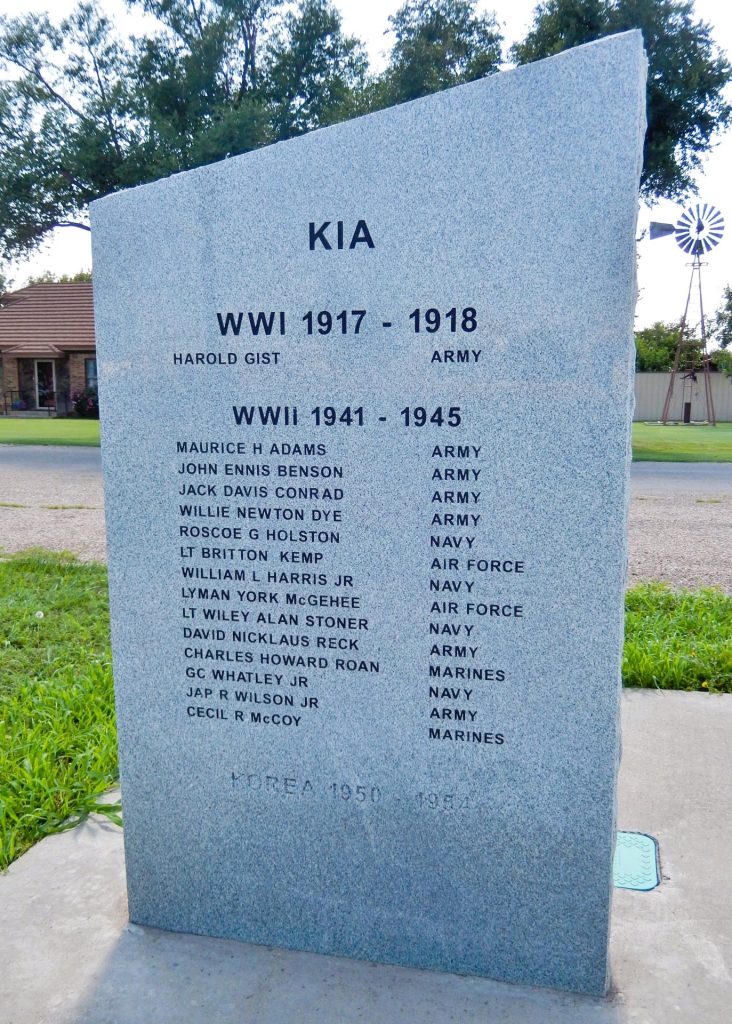 THE LEGACY OF CHARLES H. ROAN WAR MEMORIAL LEFT STONE