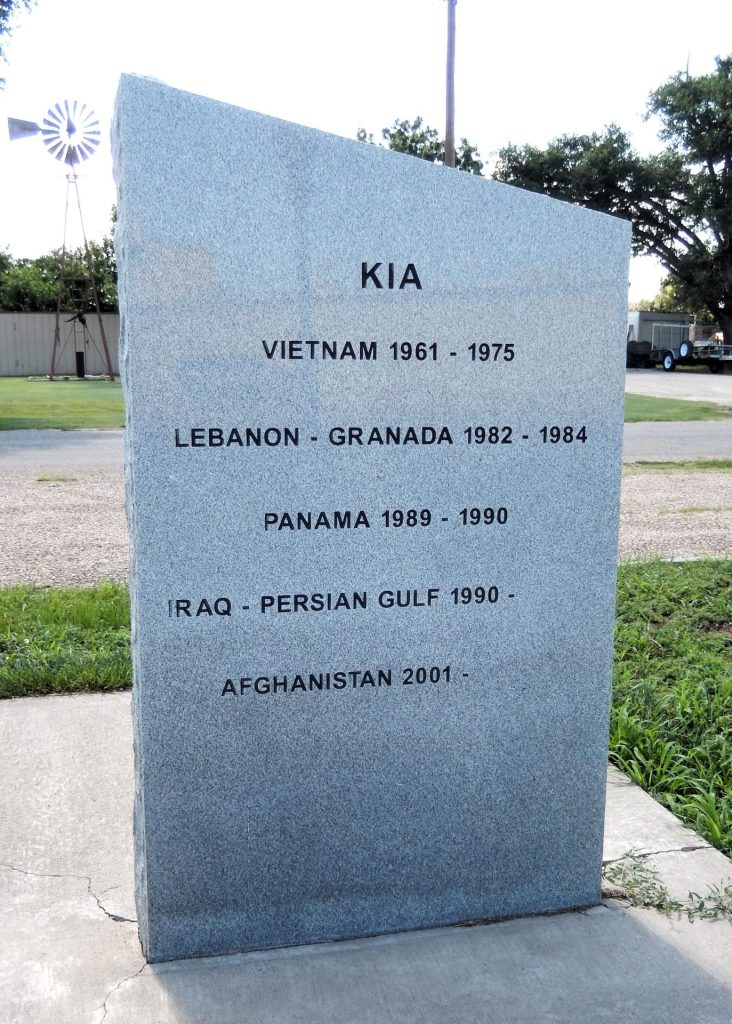 THE LEGACY OF CHARLES H. ROAN WAR MEMORIAL RIGHT STONE