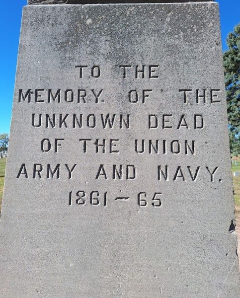 THE UNKNOWN DEAD OF THE UNION MEMORIAL STONE A