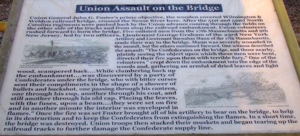 UNION ASSAULT ON THE BRIDGE WAR MEMORIAL PANEL B