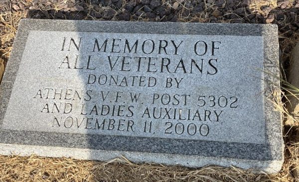 V.F.W. POST 5302 ALL VETERANS MEMORIAL FLAGPOLE TABLET