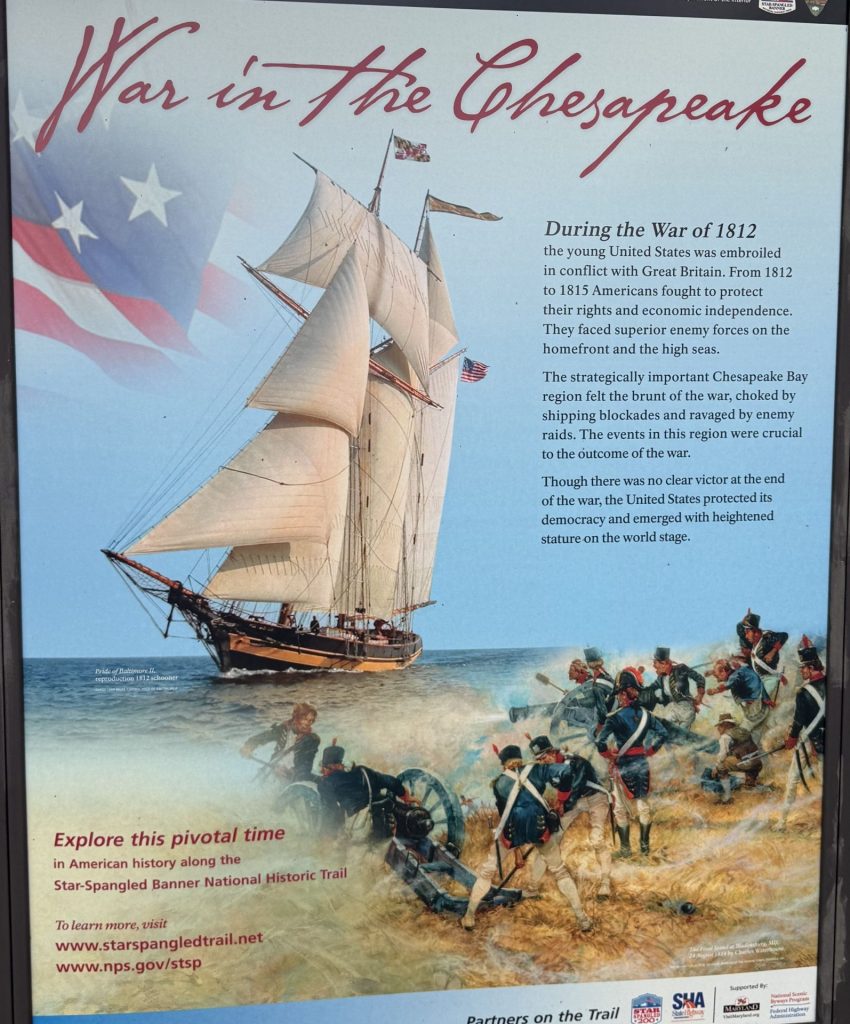 WAR IN THE CHESAPEAKE MEMORIAL PANEL PRINCE FREDERICK