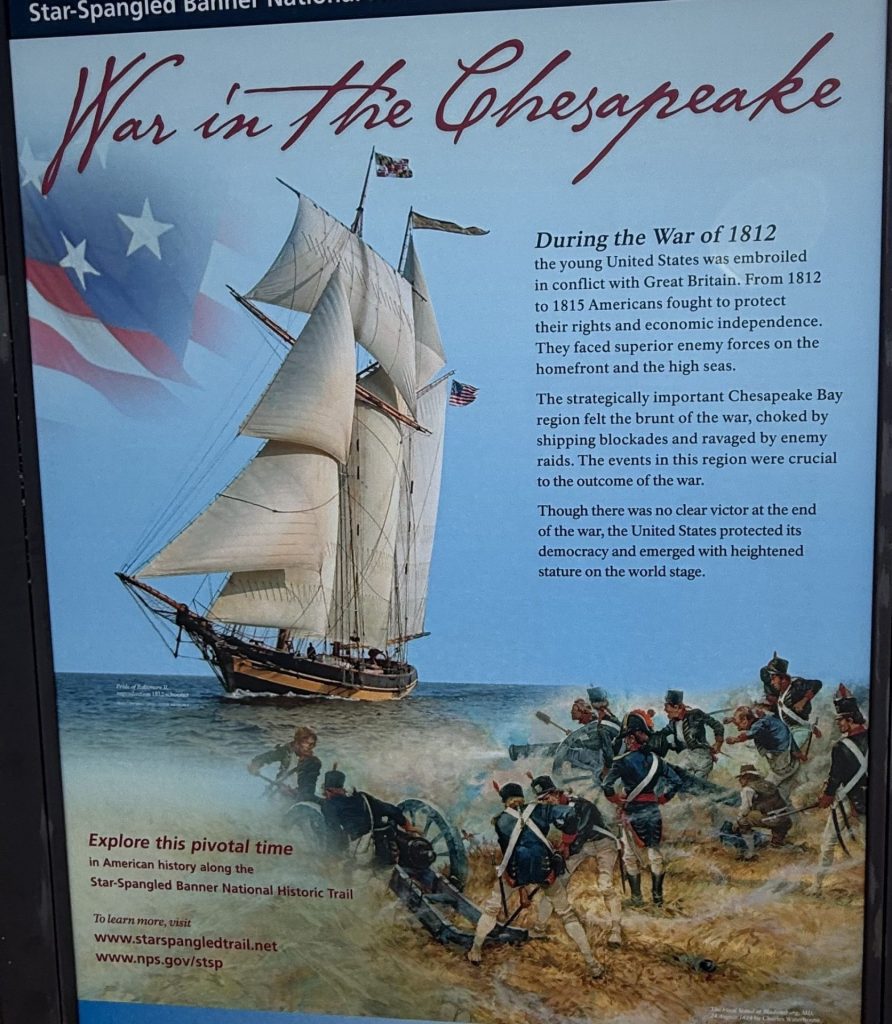 WAR IN THE CHESAPEAKE MEMORIAL PANEL SOLOMONS