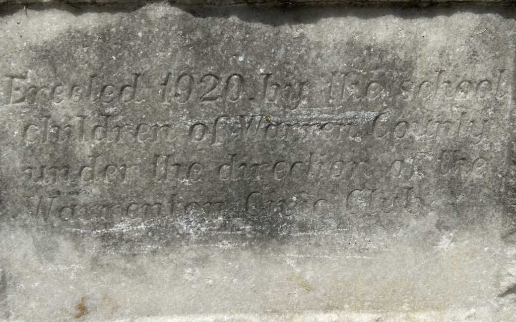 WARREN COUNTY MEMORIAL AVENUE STONE C