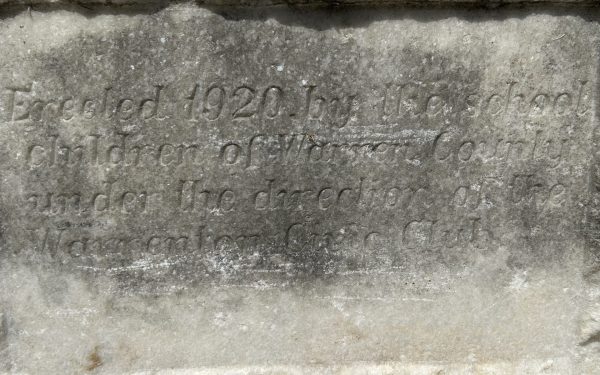 WARREN COUNTY MEMORIAL AVENUE STONE C